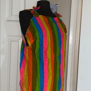 Handmade rainbow sundress M